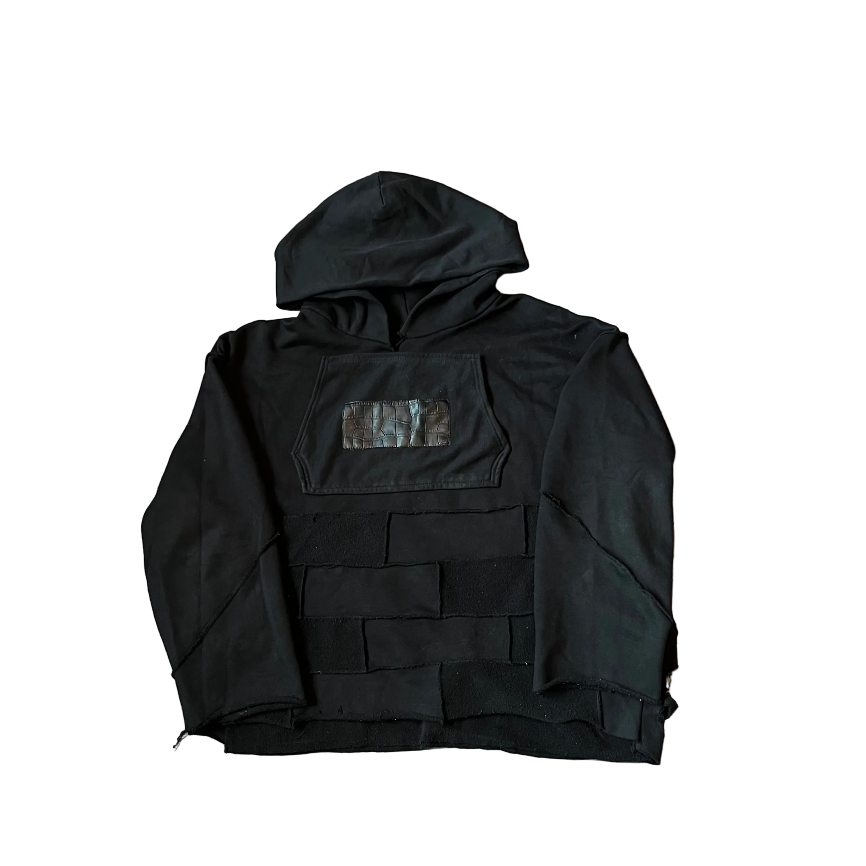 FLY up pocket hoodie v1 Black