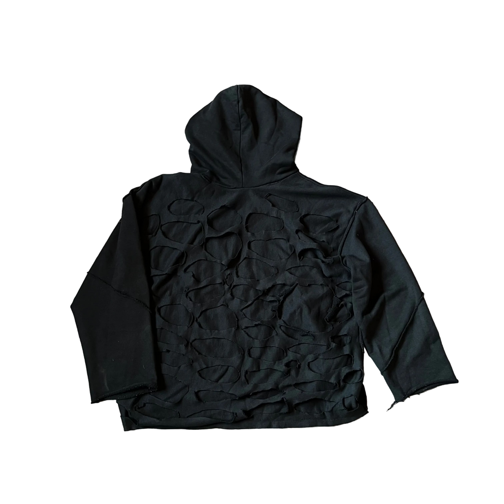 FLY up pocket hoodie v1 Black